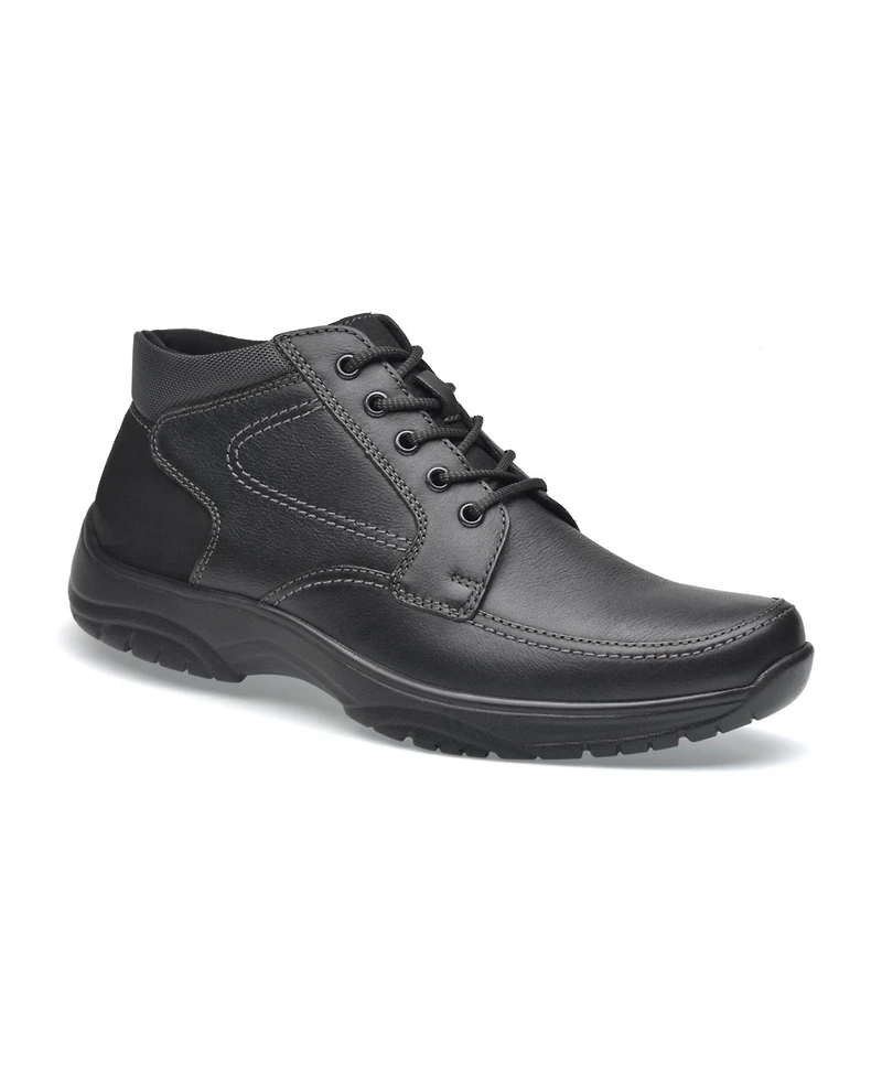 Pazstor Men's Premium Comfort Leather Low Ankle Boots