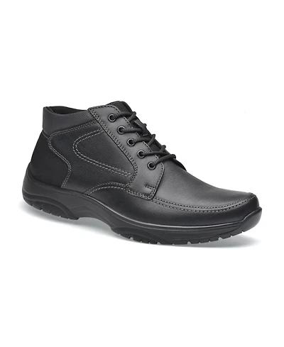 Pazstor Men's Premium Comfort Leather Low Ankle Boots