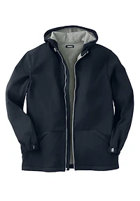 KingSize Big & Tall Fleece-Lined Slicker Rain Coat