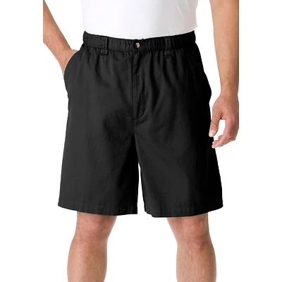 KingSize Big & Tall Knockarounds 8" Full Elastic Plain Front Short