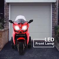 Streamdale Furniture 12V Kids Electric Motorcycle with Three Lighting Wheels