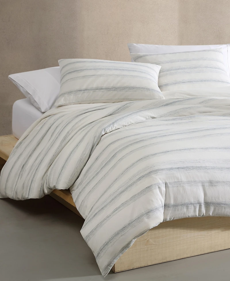 Calvin Klein Strie Stripe 3 Piece Comforter Set