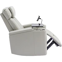 Soft living room chair with hidden features