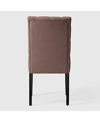 WestinTrends Upholstered Button Tufted Dining Side Chair
