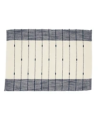 Saro Lifestyle Thin Stripe Placemats Set of 8, 14"x20"