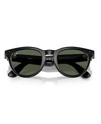 Ray-Ban Unisex Ai Meta Gen1 Headliner Low Bridge Fit Sunglasses, RW4009F