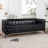 Streamdale Traditional 3-Seater Sofa with Removable Cushions (84")
