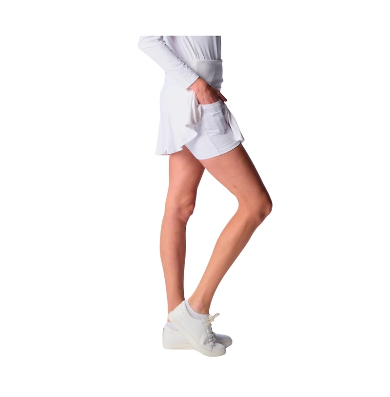 G Lifestyle Clothing Women's Godet Skort