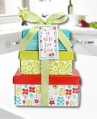 Alder Creek Gift Baskets Sunshine 3 High Gift Tower