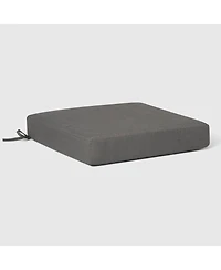 WestinTrends Outdoor Patio Furniture Seat Chair Square Cushions Without Welt Set of 2, 20" x 19"