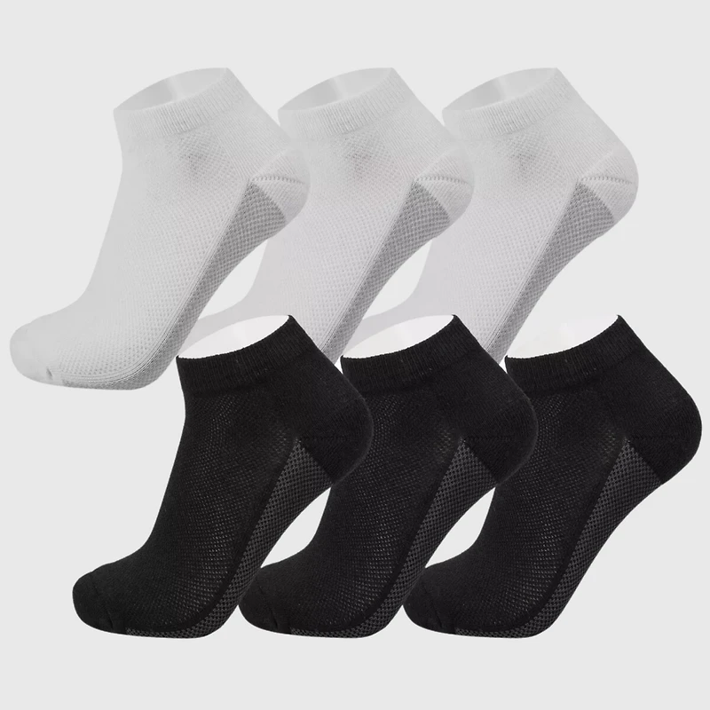 Alpine Swiss Men's Athletic Performance Low Cut Ankle Socks Cotton Multipack Sock