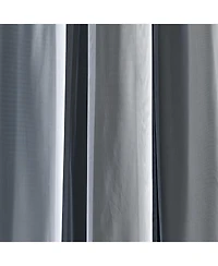 Lush Decor Grommet Sheer Panels With Insulated Blackout Lining