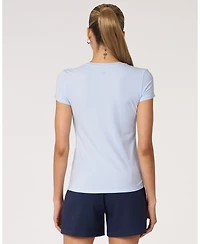 Rebody Active Women's Essentials Fitted Short Sleeve Top