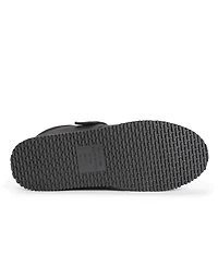 Muk Luks Unisex Contour Stretchy Shoes, Black, Small