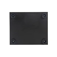 Streamdale Furniture One Door Glass Cabinet Glass Display Cabinet With 4 Shelves, Black