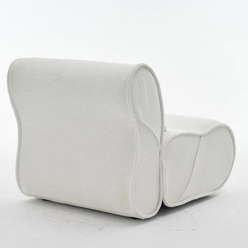 Streamdale Comfortable Velvet Recliner with Waist Pack Padding