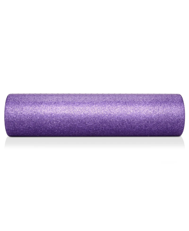 Philosophy Gym 24" High-Density Foam Roller for Exercise, Massage, Muscle Recovery - Round Purple
