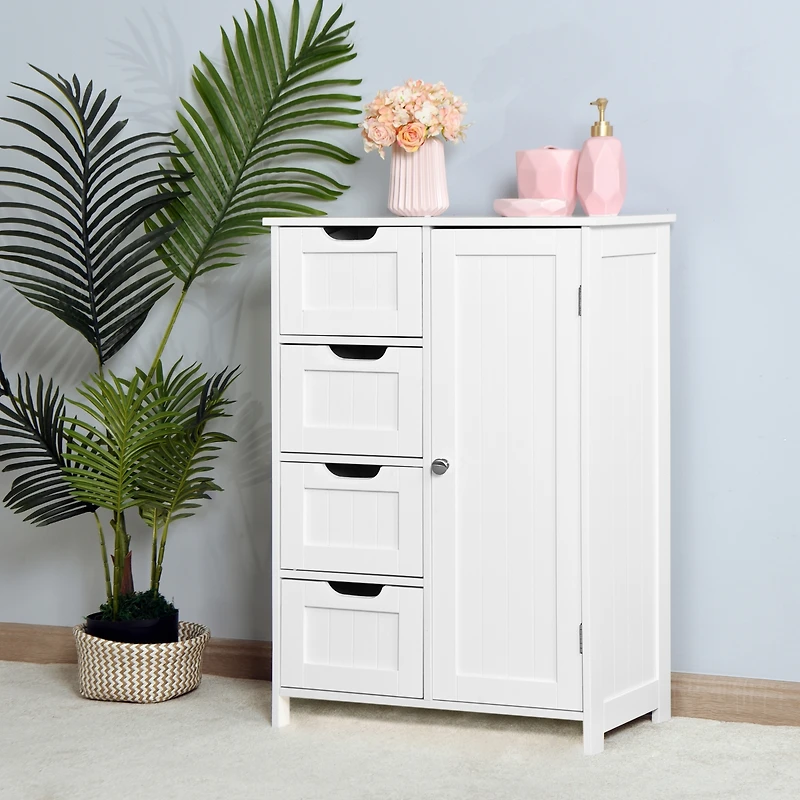 Streamdale Furniture Bathroom Storage Cabinet with Adjustable Shelf and Drawer