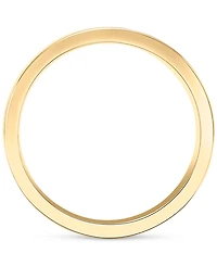Flat Profile Comfort Fit Wedding Band in 14k Gold