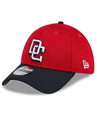New Era Men's Red Washington Nationals 2024 Batting Practice 39THIRTY Flex Hat