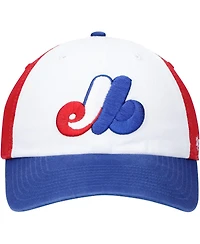 47 Brand Men's White Montreal Expos Logo Cooperstown Collection Adjustable Hat