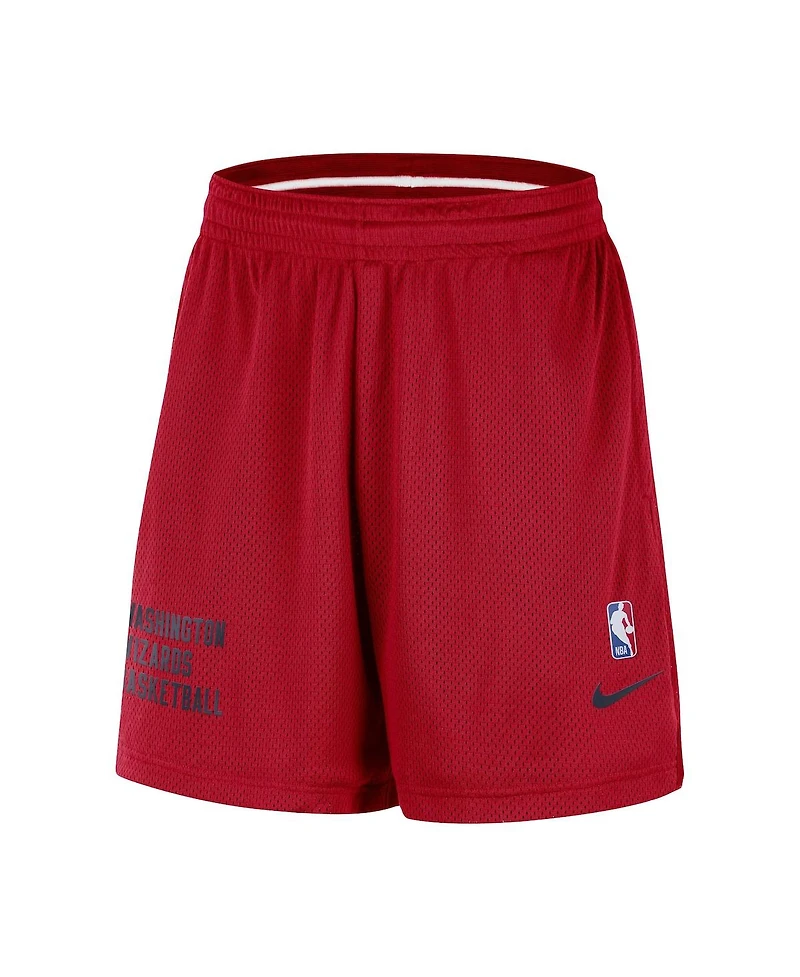 Nike Men's and Women's Red Washington Wizards Warm Up Performance Practice Shorts