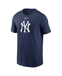 Nike Men's Navy New York Yankees Fuse Logo T-Shirt