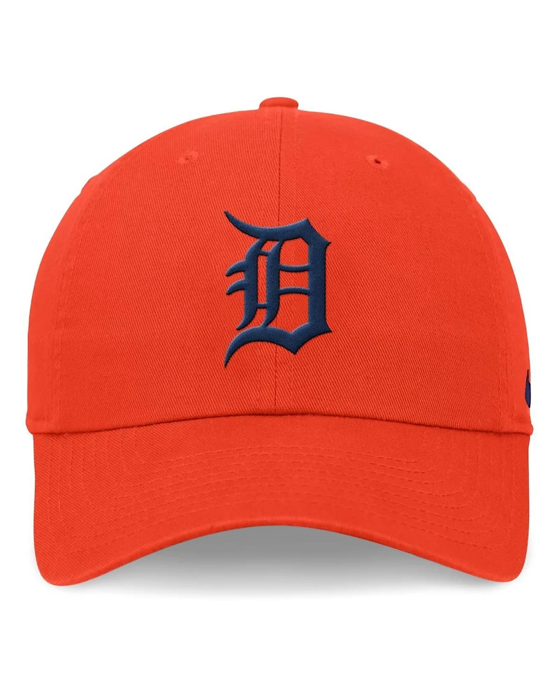 Nike Men's Orange Detroit Tigers Evergreen Club Adjustable Hat