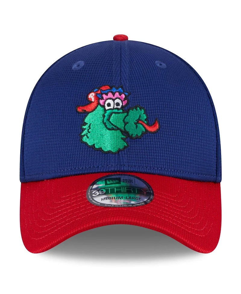 New Era Men's Navy Philadelphia Phillies 2024 Batting Practice 39THIRTY Flex Hat