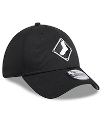 New Era Men's Black Chicago White Sox Batting Practice 39THIRTY Flex Hat