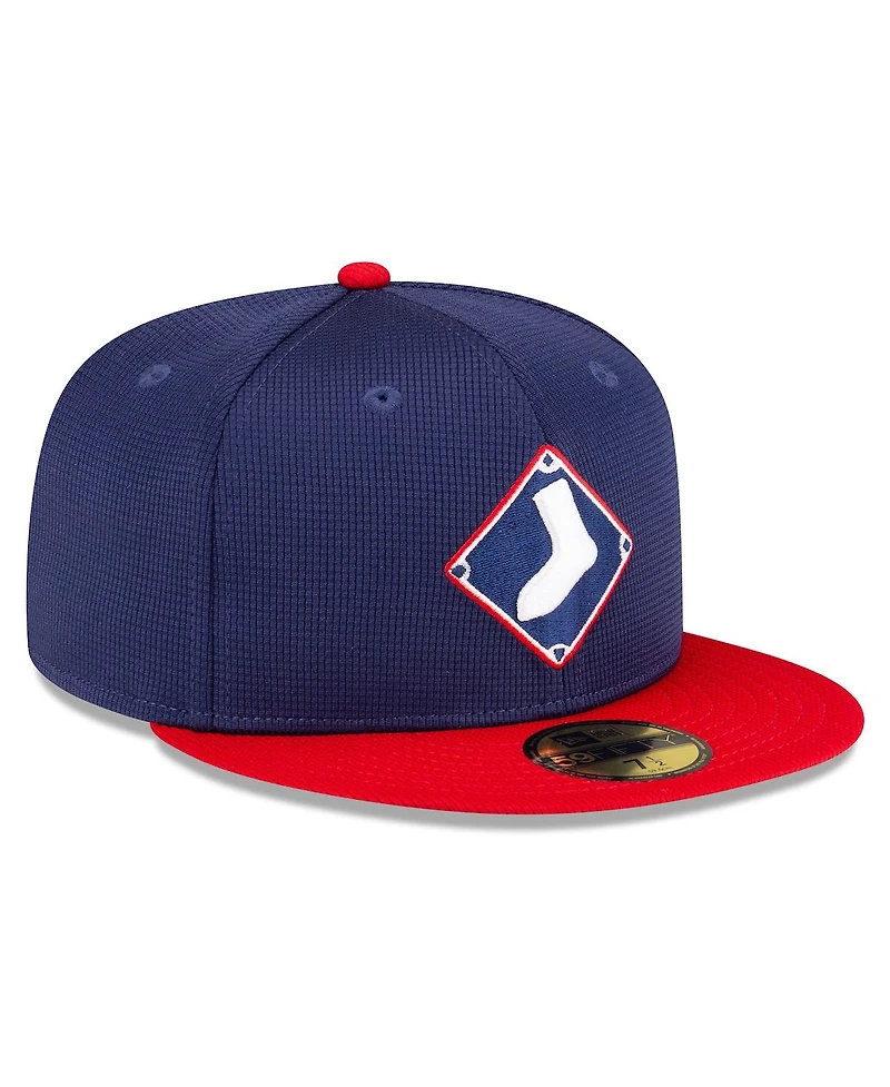 New Era Men's Navy Chicago White Sox 2024 Batting Practice 59FIFTY Fitted Hat