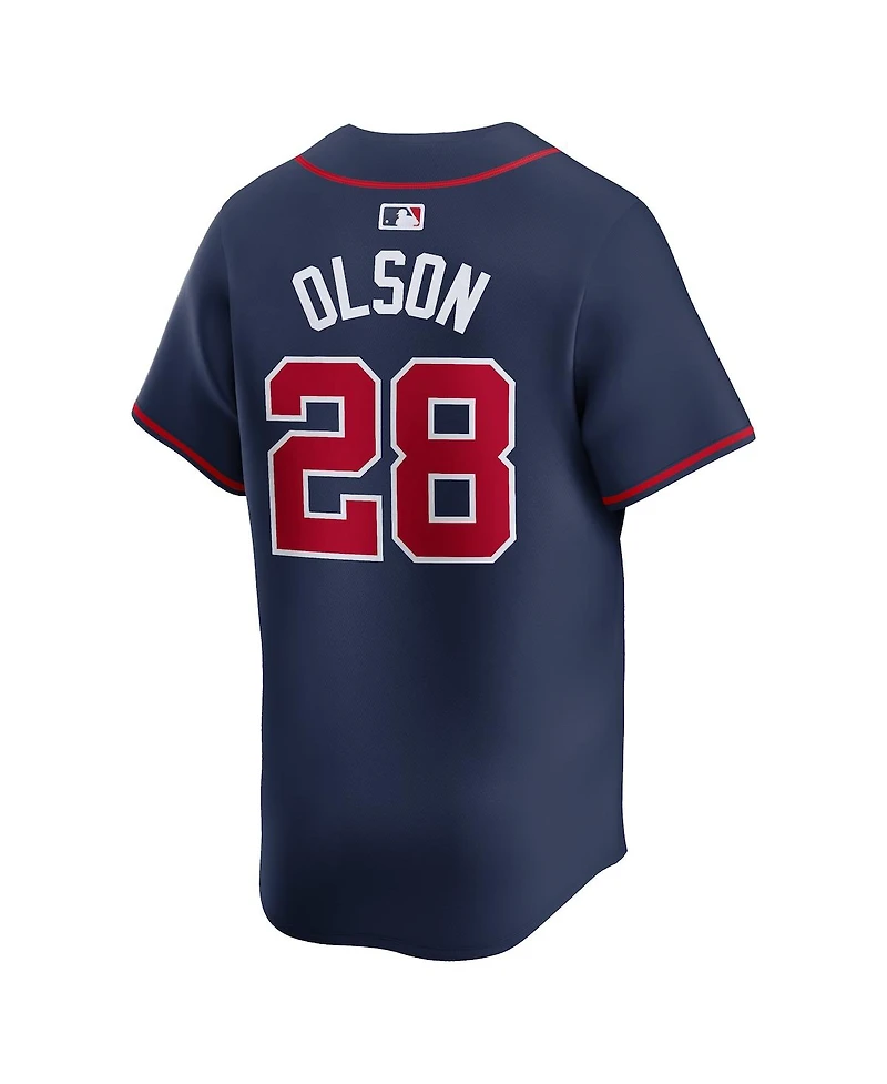 Nike Men's Matt Olson Navy Atlanta Braves Alternate Limited Player Jersey