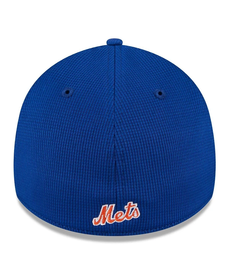 New Era Men's White New York Mets 2024 Batting Practice 39THIRTY Flex Hat