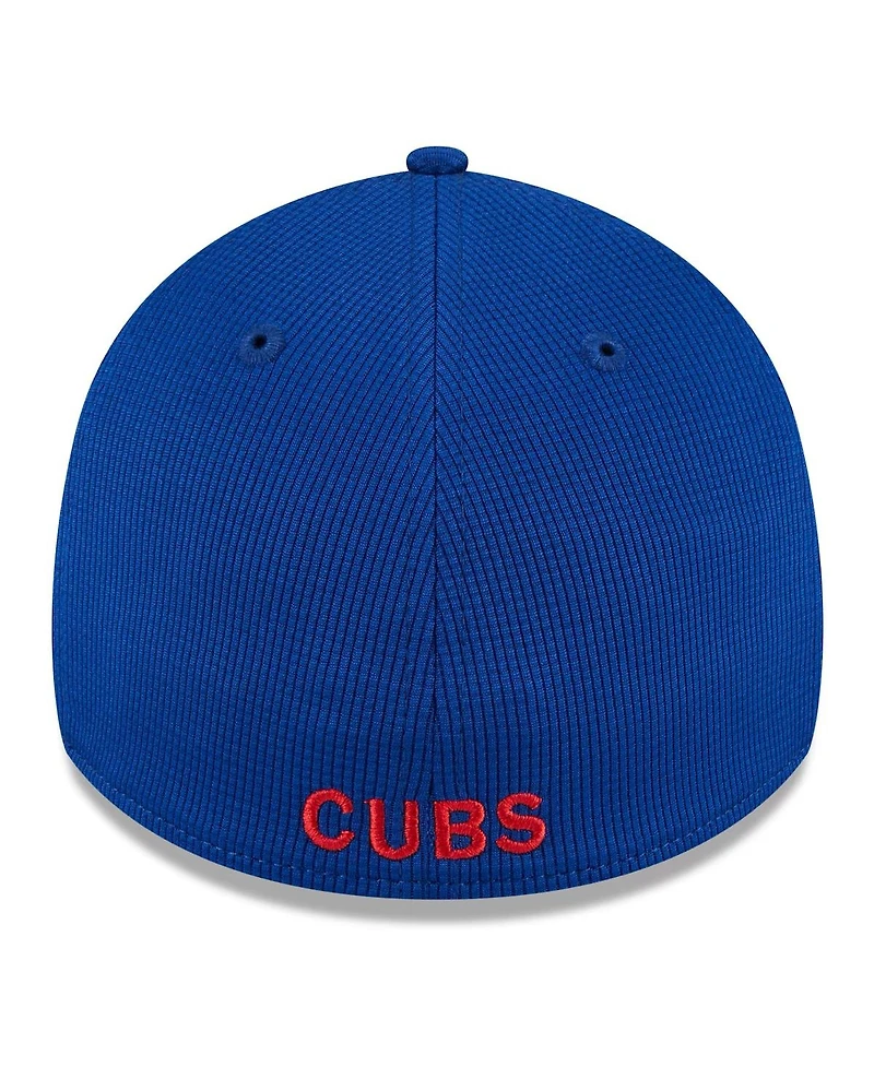 New Era Men's Royal Chicago Cubs 2024 Batting Practice 39THIRTY Flex Hat