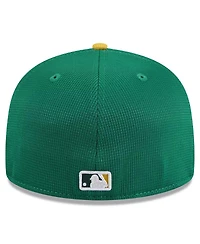 New Era Big Boys and Girls Kelly Green Oakland Athletics 2024 Batting Practice 59FIFTY Fitted Hat
