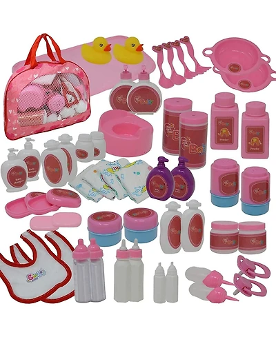 The New York Doll Collection Baby Doll Feeding & Caring Accessory Set