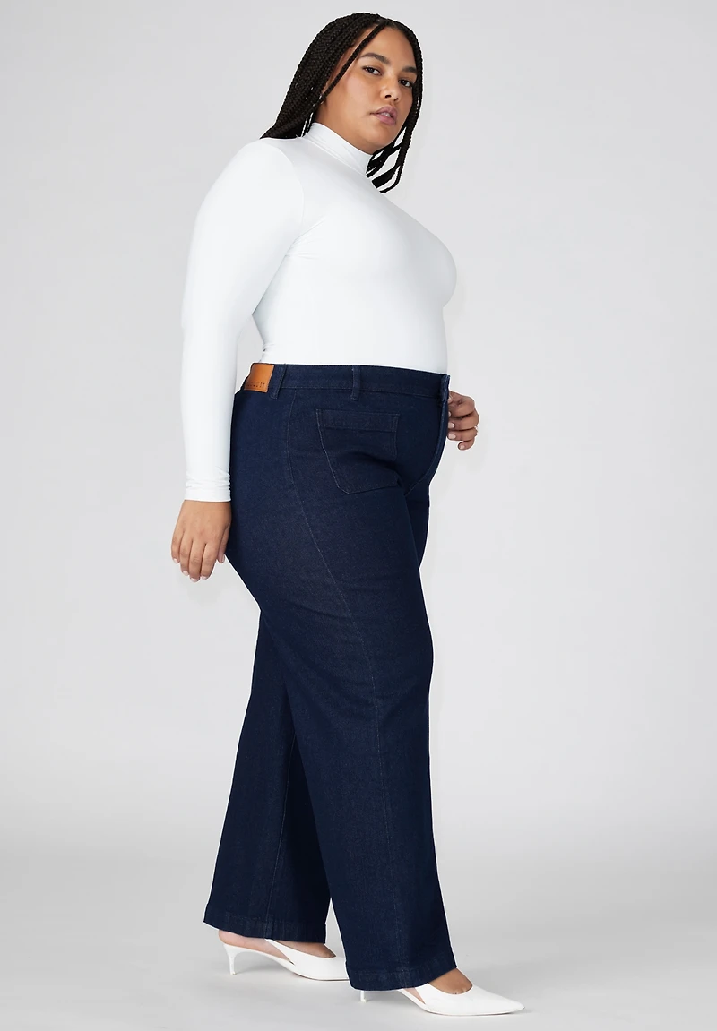 Eloquii Women's The Trouser Jean