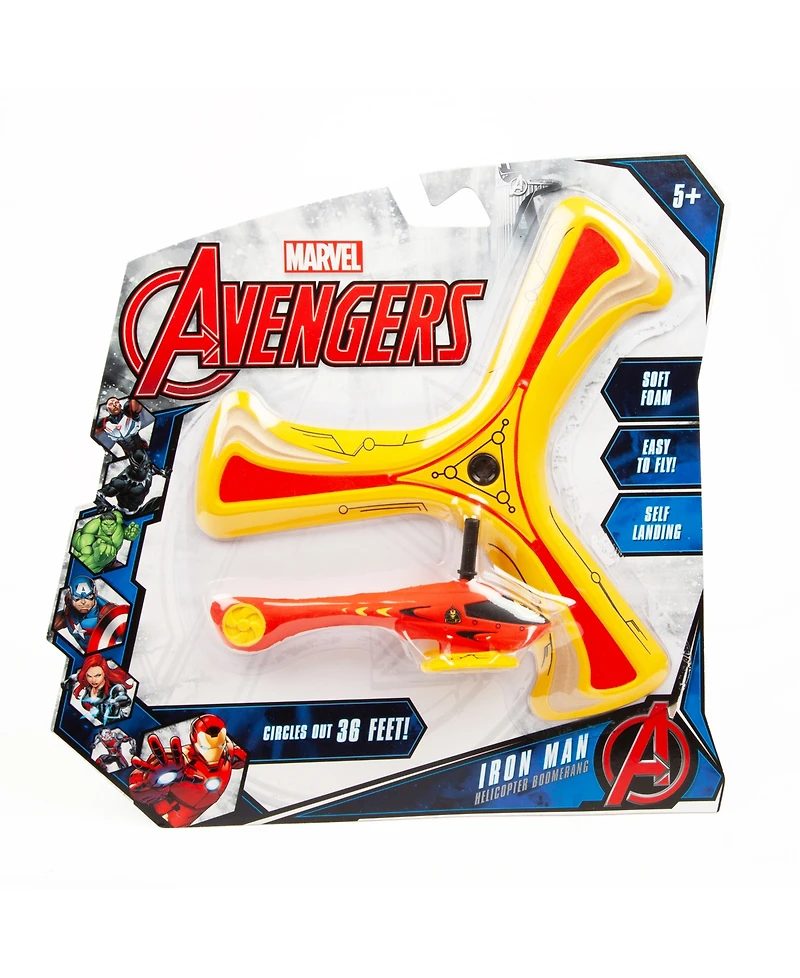 World Tech Toys Marvel Avengers Iron Man Helicopter Boomerang