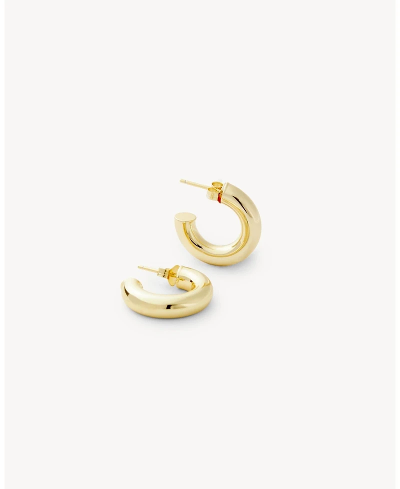 Machete .75" Perfect Hoops in Gold