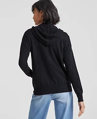 Charter Club Petite 100% Cashmere Zip Hoodie, Created for Macy's