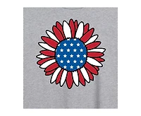Hybrid Apparel Trendy Juniors Sunflower Graphic Oversized Tee