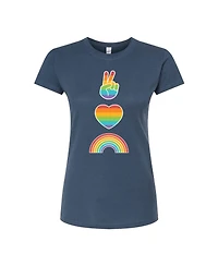 Hybrid Apparel Trendy Juniors Love Pride Graphic Tee
