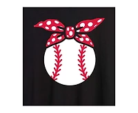 Hybrid Apparel Trendy Juniors Baseball Graphic Oversized Tee
