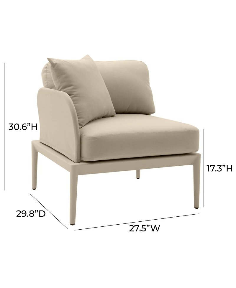 Tov Furniture1 Pc. Modular Outdoor Laf Corner Seat