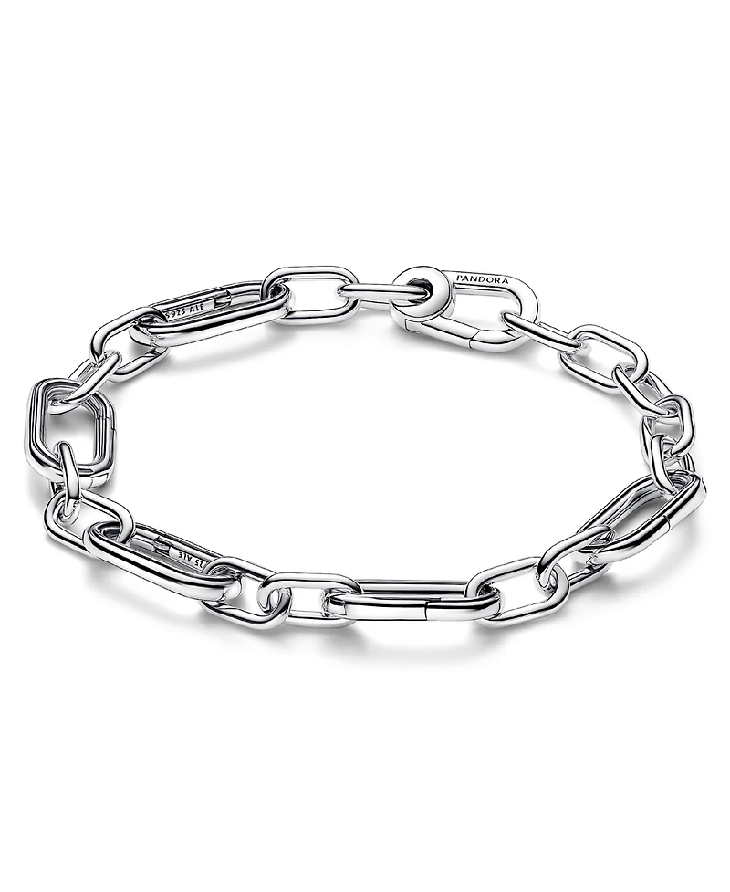 Pandora Sterling Silver Five Openable Link Chain Bracelet