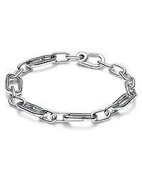 Pandora Sterling Silver Five Openable Link Chain Bracelet