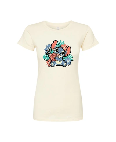 Hybrid Apparel Trendy Juniors Lilo and Stitch Summer Graphic Tee