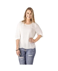 Standards & Practices Women's Plus Size Pull Over Boxy Top