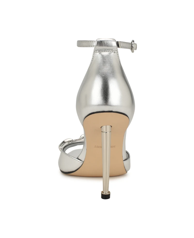 Nine West Women's Rittz Stiletto Heel Open Toe Dress Sandals
