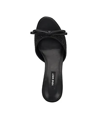 Nine West Women's Delly Tapered Heel Slip-on Dress Sandals